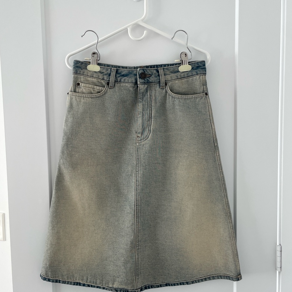 Balenciaga Denim Skirt